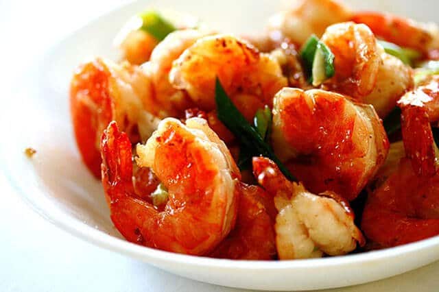 Garlic-Brandy Prawns
