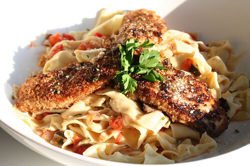 Pecan Crusted Tilapia with Honey Glaze