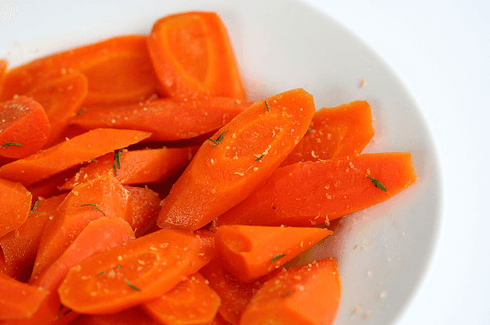 Honey Ginger Carrots with Citrus Salt