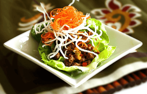 Asian Lettuce Cups with Ground Turkey &amp; Green Apple