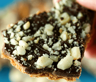 Dark Chocolate &amp; Toffee Macadamia Bark + Steamy Secret #1
