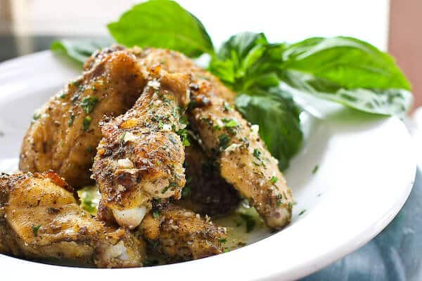 Baked Parmesan Garlic Chicken Wings