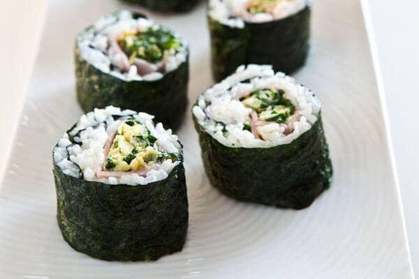 Green Eggs and Ham Sushi