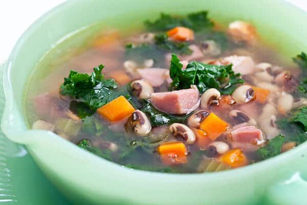 Black Eyed Peas with Ham - good luck for New Year's!