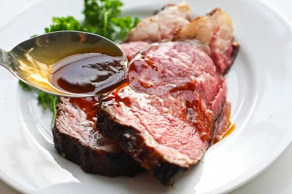 Perfect Prime Rib Roast with Red Wine Jus