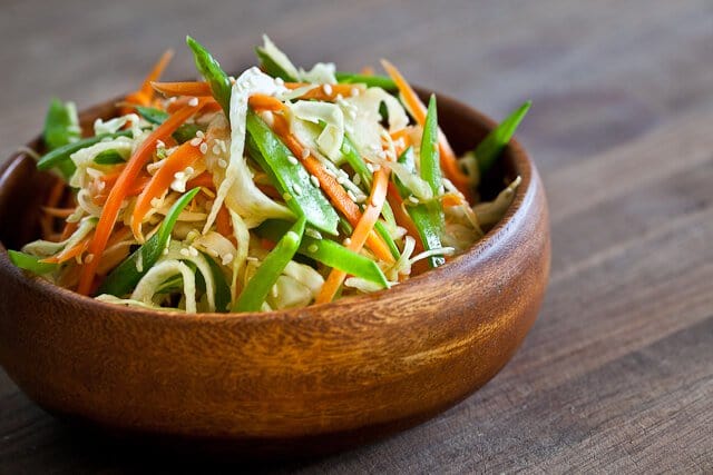 Asian Slaw with Ponzu Dressing