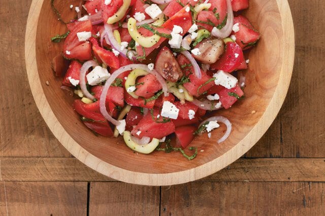Tomato and Watermelon Salad