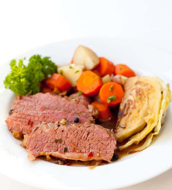Guinness Corned Beef with Cabbage