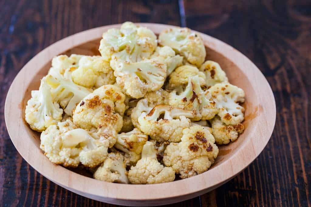 Roasted Cauliflower with Parmesan