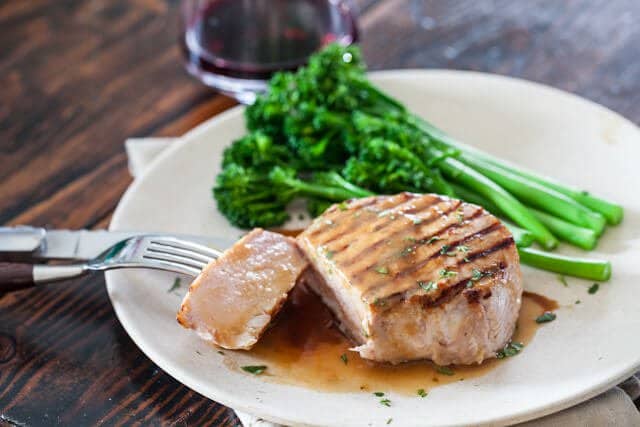 Whiskey Miso Pork Chops