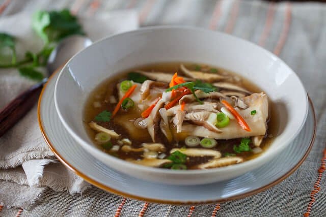 Cod in Garlic-Ginger Broth