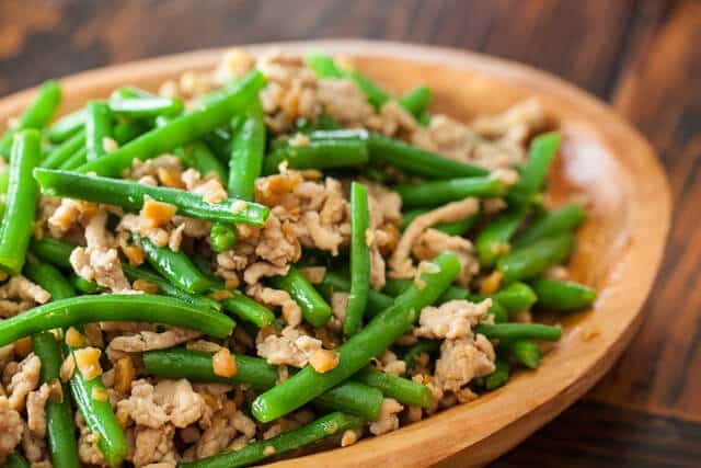Green Beans with Chinese Preserved Radish Stir Fry