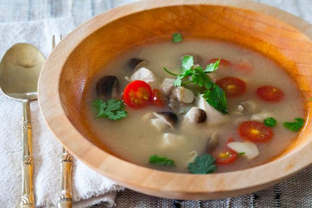 Thai Hot and Sour Chicken Soup