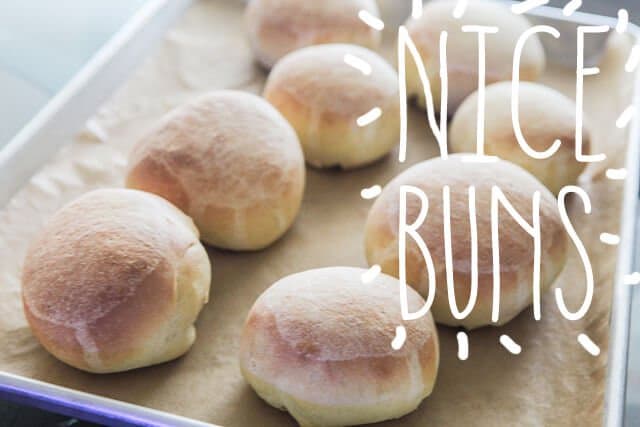 Nathan's first hamburger buns recipe